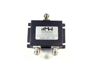 Делитель мощности на 2 выхода - 800-2700 МГц - MediaWave MW-SPL-12