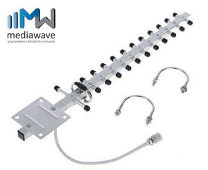 Антенна 1800/2100 МГц GSM/3G/4G - MediaWave MWA-1821-Y14