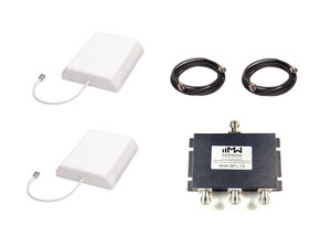 Антенный комплект на 2 доп. антенны 800-2700 МГц GSM/3G/4G-LTE - MediaWave MWA-827-AK2