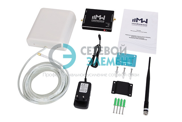 Комплект усиления сигнала 1800 МГц - Cвязь + Интернет 4G (MWK-18-S, до 200 м2) Комплект усиления сигнала 1800 МГц - Cвязь + Интернет 4G (MWK-18-S, до 200 м2)